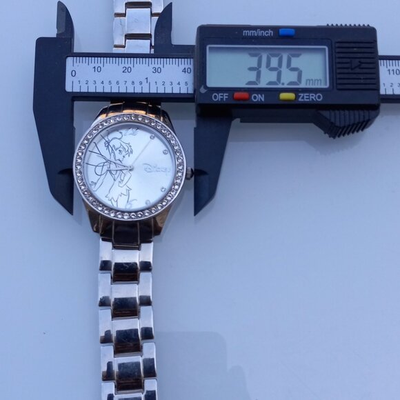 Disney Accutime Tinker Bell Silver Bling Bold Watch - Picture 12 of 13
